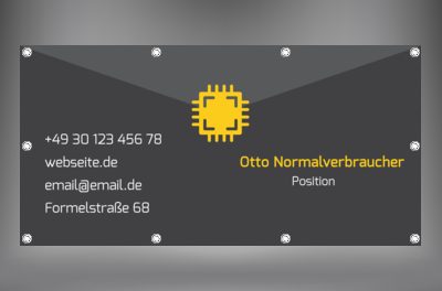 Grau, praktisch und professionell, Telekommunikation und Internet, Informatiker - Werbebanner Netprint