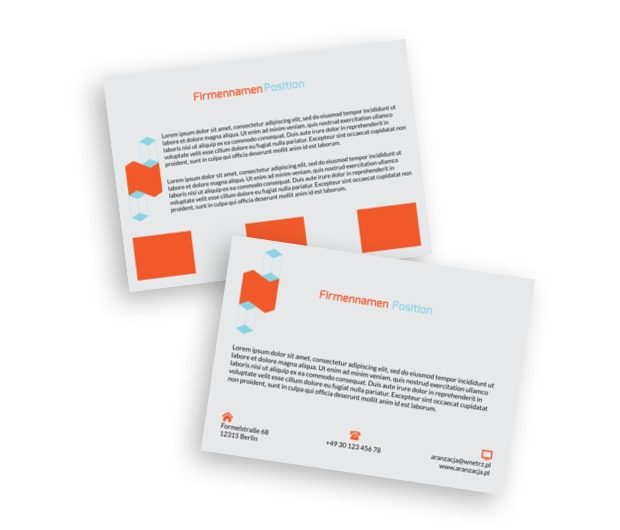 Horizontal, orange, mit Fantasie, Bauwesen, Inneneinrichtung - Flyer Netprint Online Vorlagen