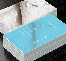 Beuge dich an der Spitze, Verkauf, Brautkleider - Visitenkarten Netprint