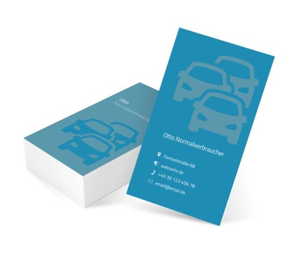 Kommunaler Kork, Motorisierung, Fahrzeugmarkt - Visitenkarten Netprint Online Vorlagen