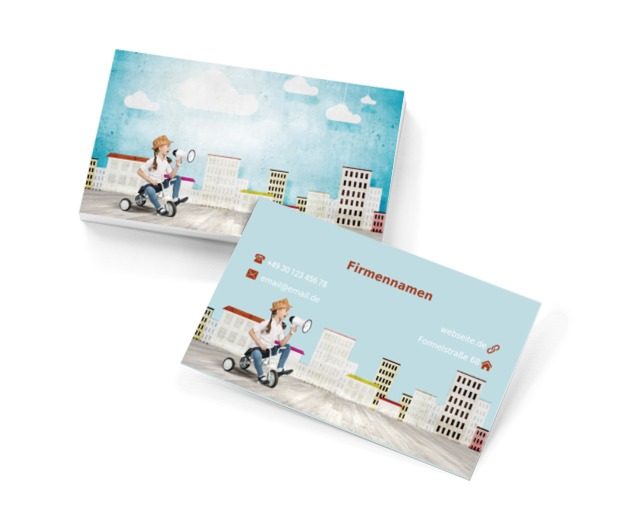 Großstädtischer Kindergarten, Bildung, Kindergarten - Visitenkarten Netprint Online Vorlagen