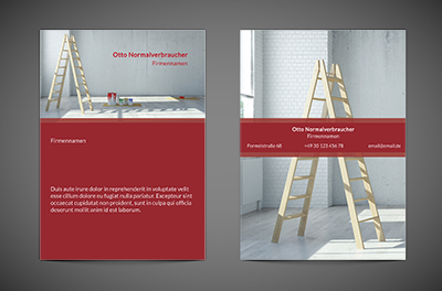 Die klassische Dosis der Vertikalität, Bauwesen, Renovierung und Innenausstattung - Flyer Netprint
