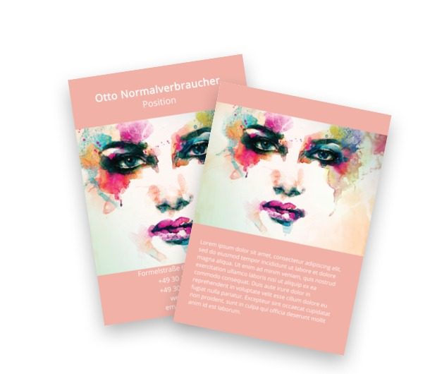Bunt, mit einer Idee, Gesundheit und Schönheit, Stilist - Flyer Netprint Online Vorlagen