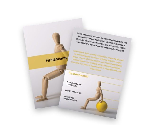 Welche Einstellung? Einfach!, Medizin, Rehabilitation - Flyer Netprint Online Vorlagen