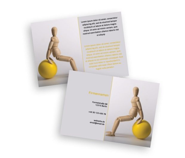 Lebenschance - gewinnen!, Medizin, Rehabilitation - Flyer Netprint Online Vorlagen