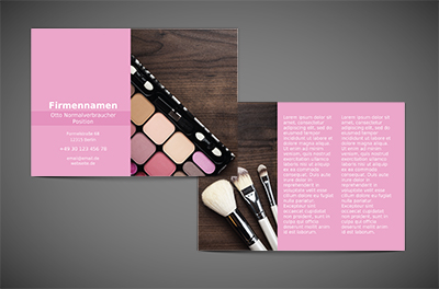 Professionelle Magie der Farben, Gesundheit und Schönheit, Make-up - Flyer Netprint