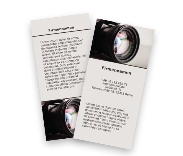 In einfachen Formen, versteckte Kraft, Fotografie, Fotogeräte - Flyer Netprint Online Vorlagen