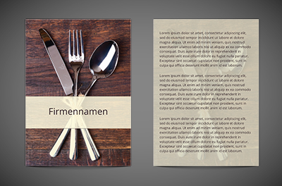 Voller professioneller Geschmack, Gastronomie, Restaurant - Flyer Netprint
