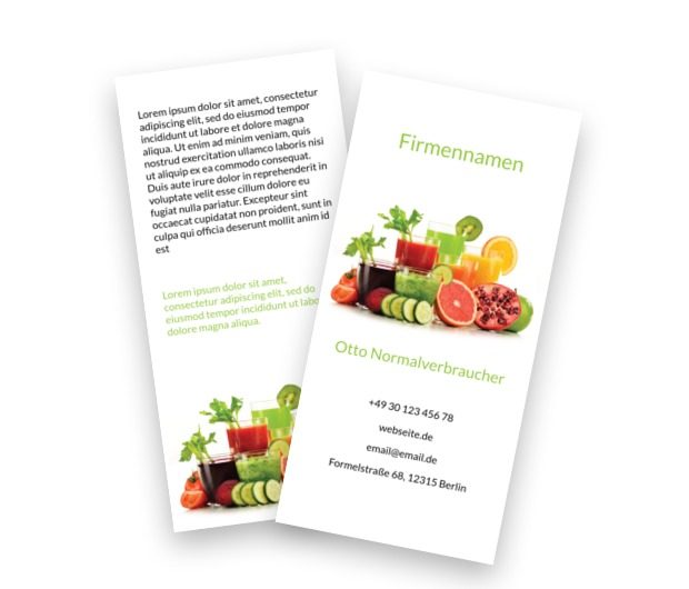 Eine bunte Quelle der Gesundheit, Gesundheit und Schönheit, Diätassistent - Flyer Netprint Online Vorlagen