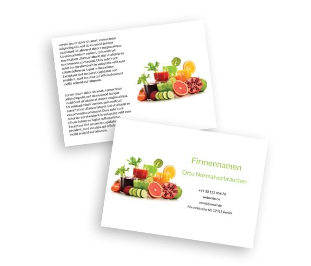 Ein außergewöhnliches Werbungs-Vitamin, Gesundheit und Schönheit, Diätassistent - Flyer Netprint Online Vorlagen