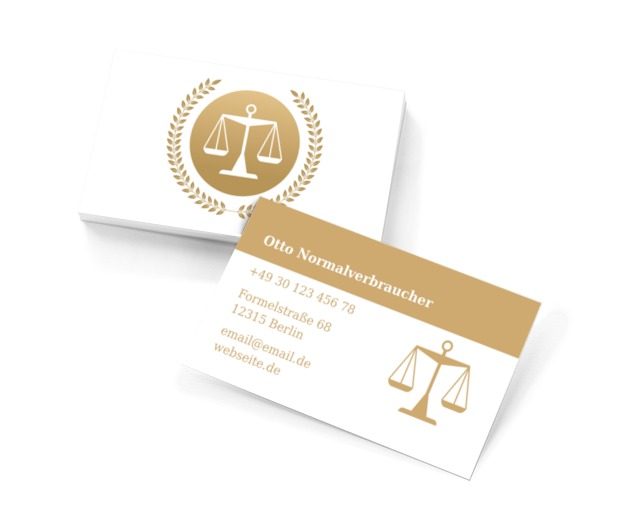 Wetten Sie auf die Siegesskala, Recht, Rechtsberater - Visitenkarten Netprint Online Vorlagen