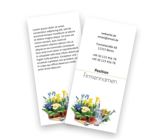 Floral floristische Zaubersprüche, Umwelt und Natur, Gartendienstleistungen - Flyer Netprint Online Vorlagen