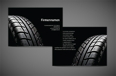 Es ist Zeit, Reifen zu wechseln!, Motorisierung, Vulkanisation - Flyer Netprint