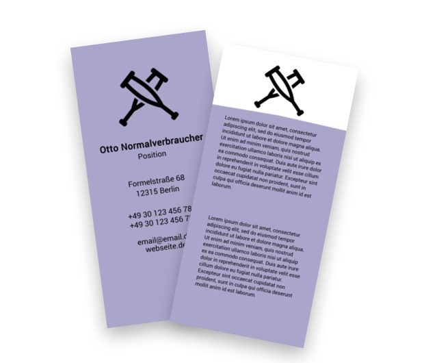 Pro-Marketing-Aktivitäten, Medizin, Rehabilitation - Flyer Netprint Online Vorlagen