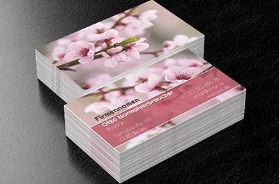 Die Kraft floristischer Perfektion, Umwelt und Natur, Blumenladen - Visitenkarten Netprint