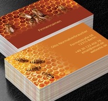 Der König der Bienen und des Honigs, Umwelt und Natur, Umweltschutz - Visitenkarten Netprint