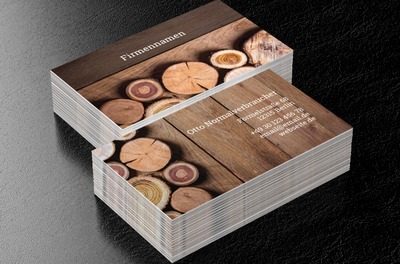 Alle Holzgeschichten, Verkauf, Baustoffe - Visitenkarten Netprint