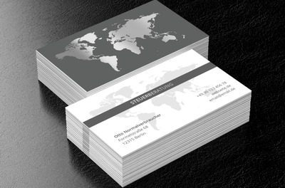 Internationale Reichweite und Erscheinung, Finanzen und Versicherungen, Steuerberatung - Visitenkarten Netprint