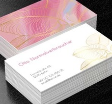 Für Frauen in Pastellfarben, Motive, Pflanzlich - Visitenkarten Netprint