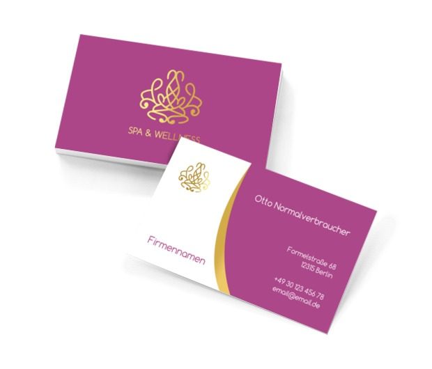 Eine orientalische Einladung ins Paradies, Gesundheit und Schönheit, SPA - Visitenkarten Netprint Online Vorlagen