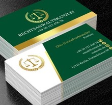 Rechtsanwalt, Recht, Anwalt - Visitenkarten Netprint