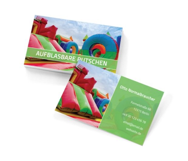 Sie bieten Unterhaltung für Kinder, Unterhaltung, Organisator von Veranstaltungen - Visitenkarten Netprint Online Vorlagen