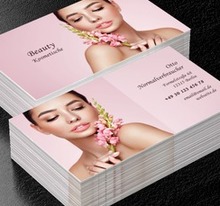 Ein Versprechen von Schönheit und Entspannung, Gesundheit und Schönheit, Schönheitssalon - Visitenkarten Netprint