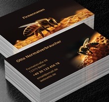 Honigfreuden, Umwelt und Natur, Tierhaltung - Visitenkarten Netprint