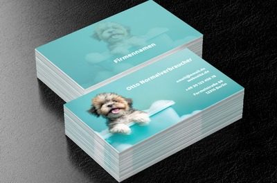 Spezialität-Hundehygiene, Umwelt und Natur, Dienstleistungen für Tiere - Visitenkarten Netprint