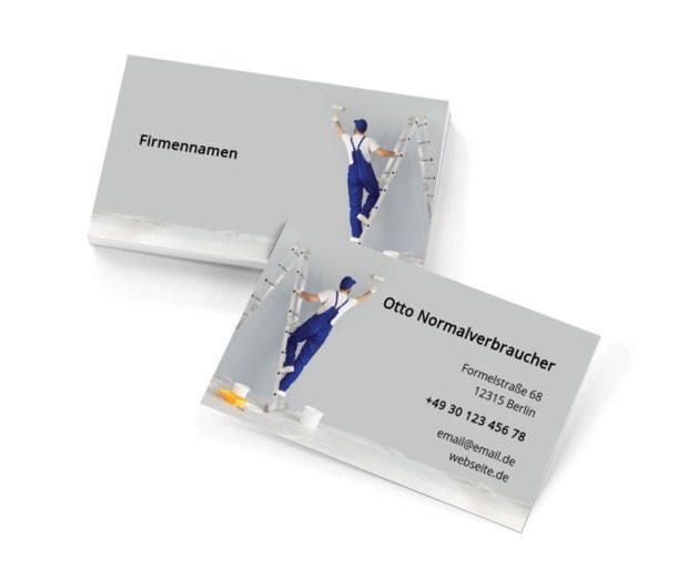 Professionell während des Gottesdienstes, Bauwesen, Renovierung und Innenausstattung - Visitenkarten Netprint Online Vorlagen