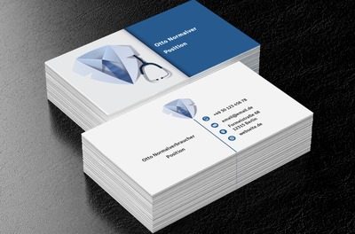 Medizinische Klassiker, Medizin, Arzt - Visitenkarten Netprint