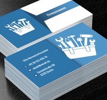 Visitenkarte des Fachmanns, Bauwesen, Renovierung und Innenausstattung - Visitenkarten Netprint