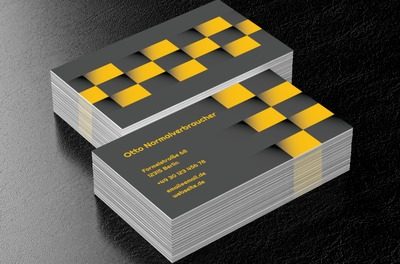 Unterwegs, pünktlich, Transport, Taxi - Visitenkarten Netprint