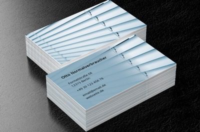 Weiße Rollos, Bauwesen, Rollläden - Visitenkarten Netprint
