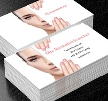 Eleganter Blick und gepflegte Hände, Gesundheit und Schönheit, Schönheitssalon - Visitenkarten Netprint