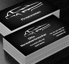 Dynamik und Präzision für die Automobilbranche, Motorisierung, Händler - Visitenkarten Netprint