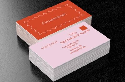 Pastell-Eleganz mit Retro-Akzent, Motive, Universelle - Visitenkarten Netprint