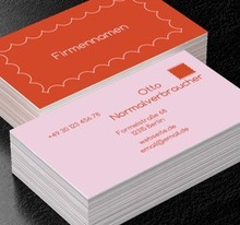 Pastell-Eleganz mit Retro-Akzent, Motive, Universelle - Visitenkarten Netprint