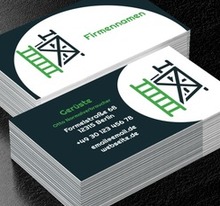 Gerüst im Mittelpunkt, Bauwesen, Vermietung von Ausrüstungen - Visitenkarten Netprint