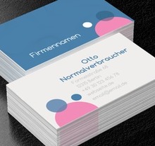 Ausgewogenheit von Form und Farbe, Motive, Universelle - Visitenkarten Netprint