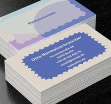 Farbige Welle als Blickfang, Motive, Universelle - Visitenkarten Netprint