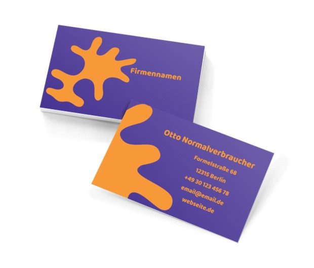 Farbenergie für kreative Köpfe, Motive, Universelle - Visitenkarten Netprint Online Vorlagen