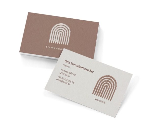 Natürliche Schlichtheit mit elegantem Detail, Motive, Klassiche - Visitenkarten Netprint Online Vorlagen