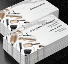 Marmor-Eleganz für den Schönheitssalon, Gesundheit und Schönheit, Friseursalon - Visitenkarten Netprint