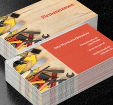 Robuste Werkzeuge für professionelle Dienstleistungen, Bauwesen, Renovierung und Innenausstattung - Visitenkarten Netprint