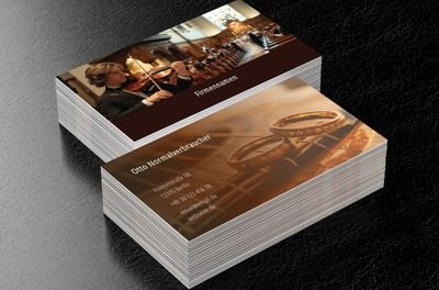 Musik und Emotionen für besondere Anlässe, Unterhaltung, Musikgruppe - Visitenkarten Netprint