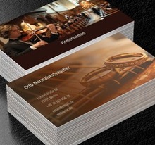 Musik und Emotionen für besondere Anlässe, Unterhaltung, Musikgruppe - Visitenkarten Netprint