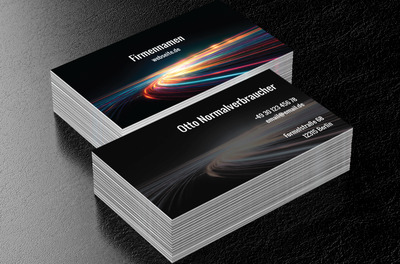 Digitale Geschwindigkeit in moderner Interpretation, Telekommunikation und Internet, Programmierer - Visitenkarten Netprint