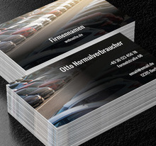 Eine große Auswahl an Fahrzeugen an einem Ort, Motorisierung, Händler - Visitenkarten Netprint