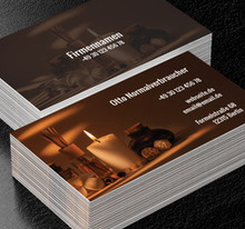Entspannung und Harmonie im Schein der Kerzen, Medizin, Masseur - Visitenkarten Netprint